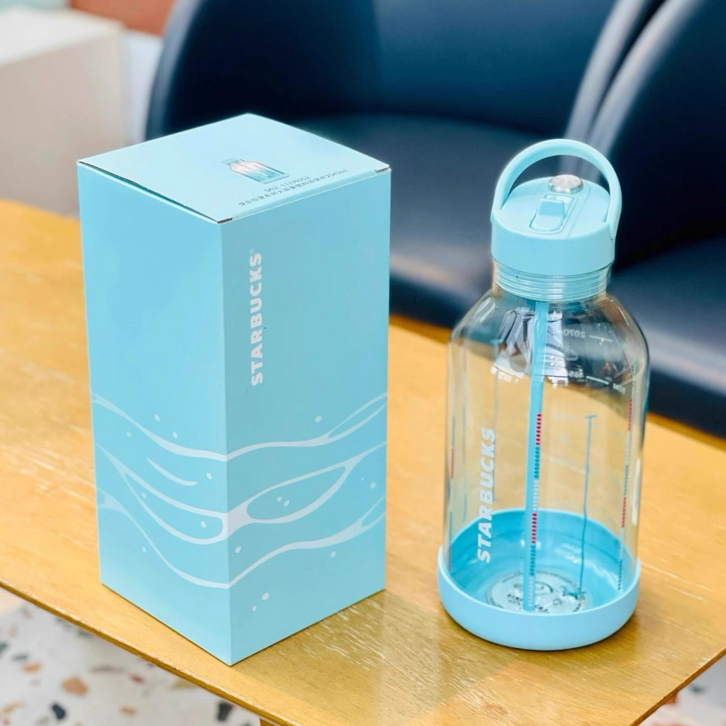 CÓ SẴN ❗️[Chính hãng] Bình Starbucks China bằng nhựa dung tích 2543ml 2025.