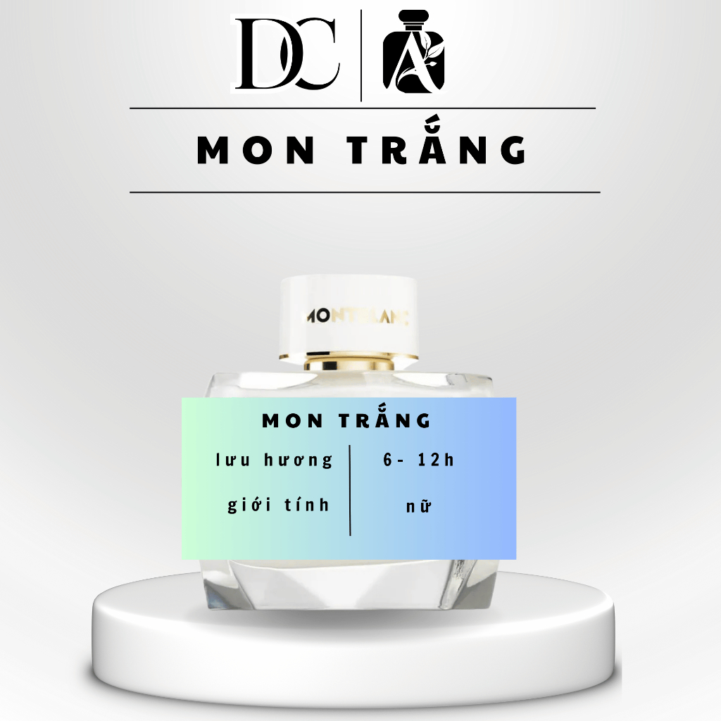 Nước hoa nữ mon trắng Signature EDP ngọt cá tính DC LUXURY lưu hương 6 đến 12 tiếng