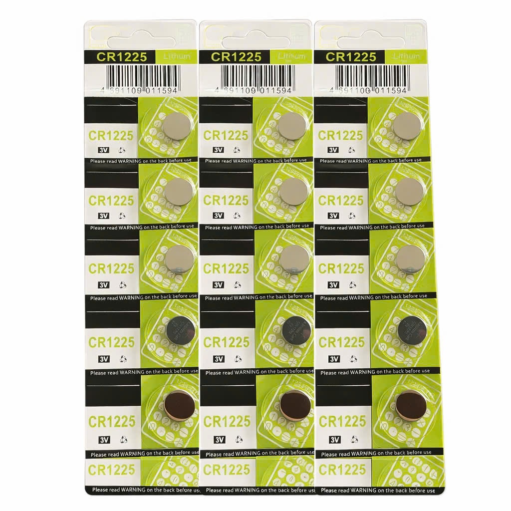 Vỉ Pin Cmos Cr1225 Dạng Cúc Áo Dành Cho Các Thiết Bị Điện Tử