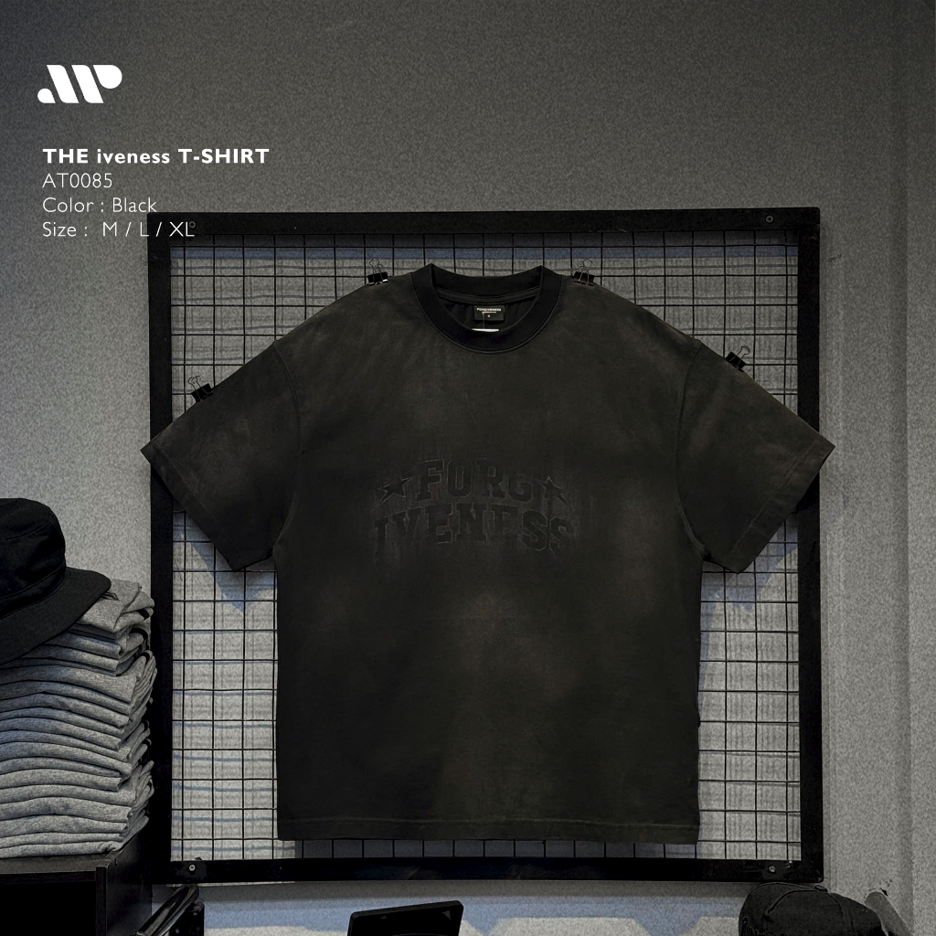 Áo thun cổ tròn Oversize The iveness - AT0085 98% Cotton 360GSM | APEXSTUDIO