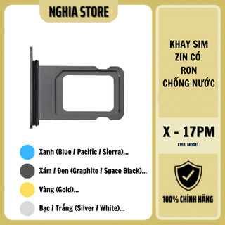 [ 1 Sim Vật Lý ] Khay Sim Cho iP X tới 16 Pro Max