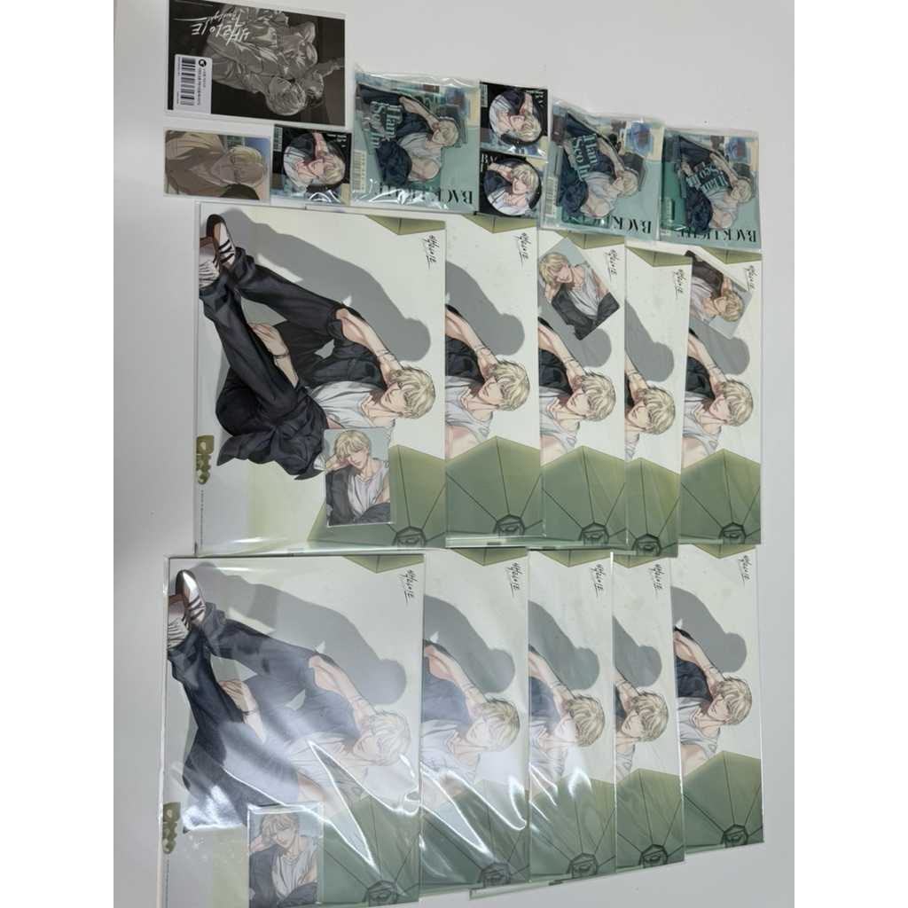 Set poster photocard, standee Seoin Beltoon Backlight chính hãng manhwa bl