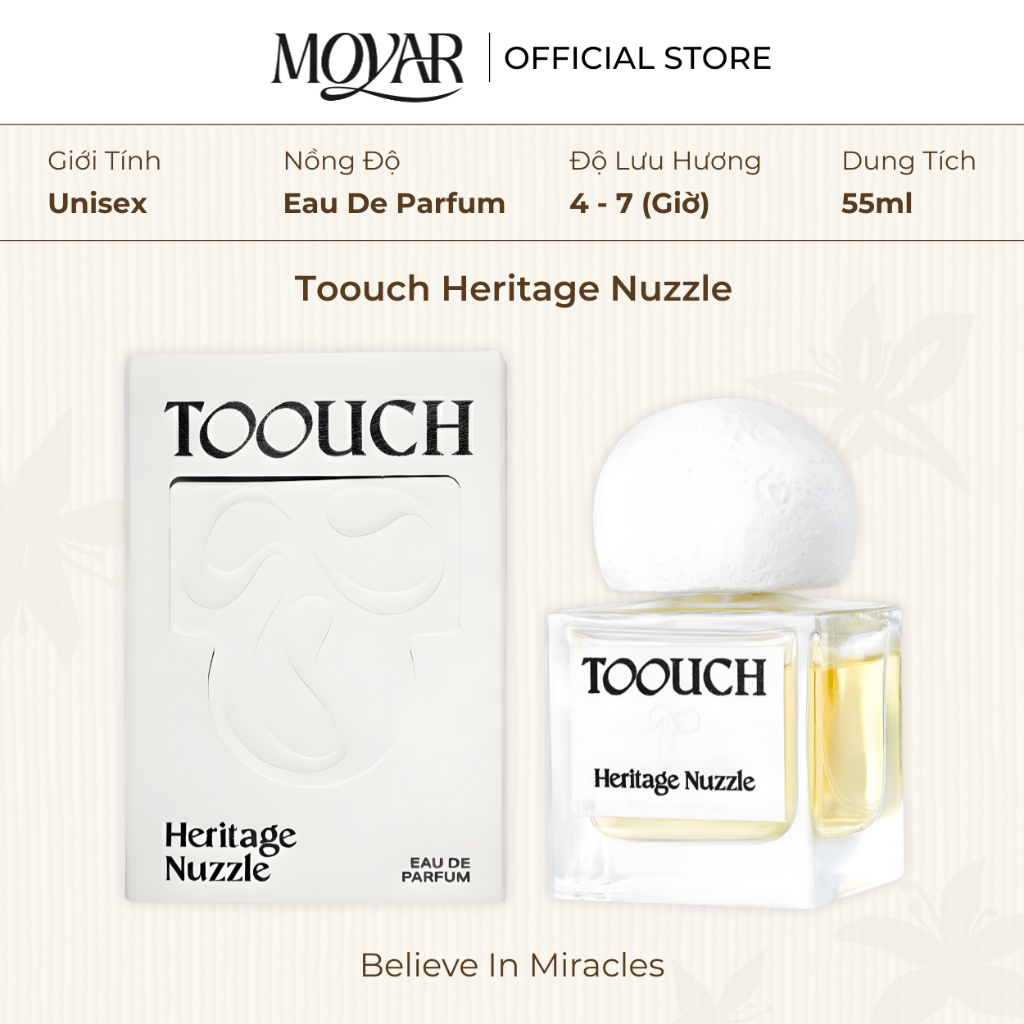 Nước hoa Fullseal 55ml Toouch Heritage Nuzzle | Nước hoa unisex | Moyar Perfume