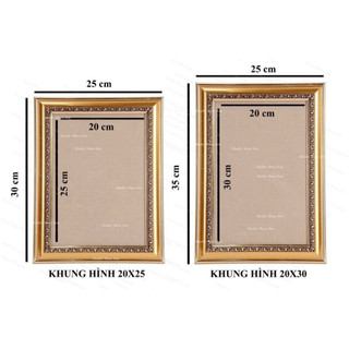 Khung hình,Khung ảnh kính cao cấp – rõ nét, chống bụi, dễ vệ sinh,kích thước lọt lòng (20x30)