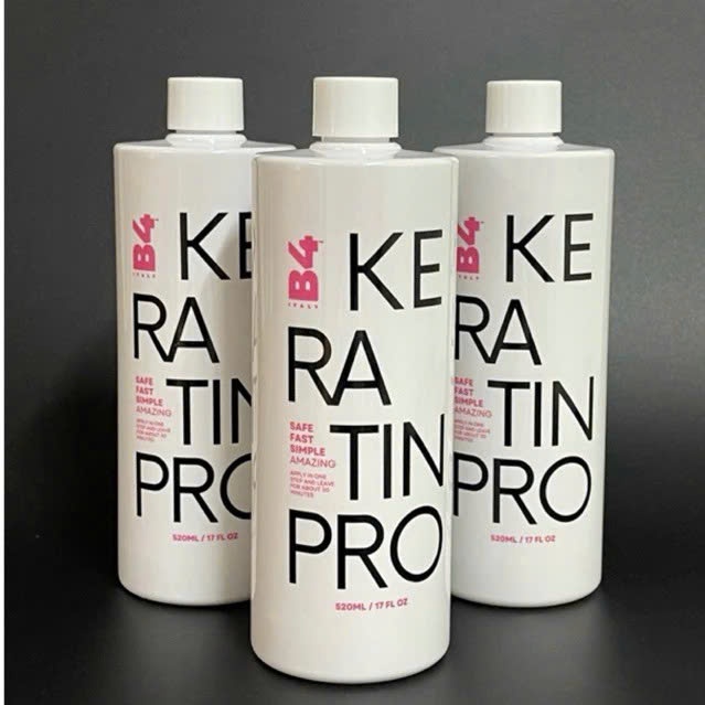 Hấp ủ tóc Keratin B4 pro  Phục Hồi Tóc Hư Tổn 500ML- Keratin giúp tóc siêu bóng tóc mềm mượt  Bin G-