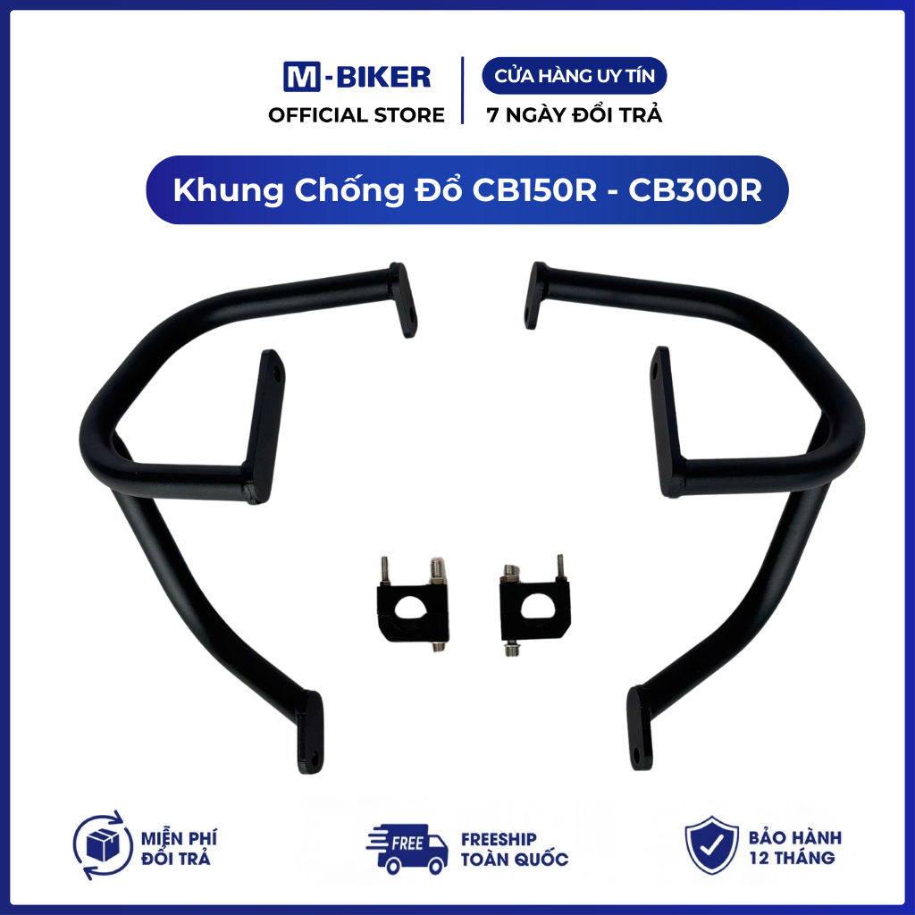 Chống Đổ CB300R,khung chống đổ cb300r - chống đổ cb150r. thép chịu lực cao, sơn tĩnh điện