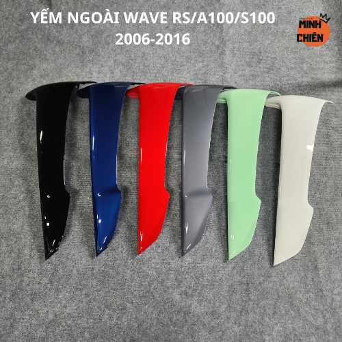 Cánh yếm wave, cánh yếm ngoài dành cho wave 100cc, wave rs, A50/A100(2006-2016), Wave S100 - NHỰA TR