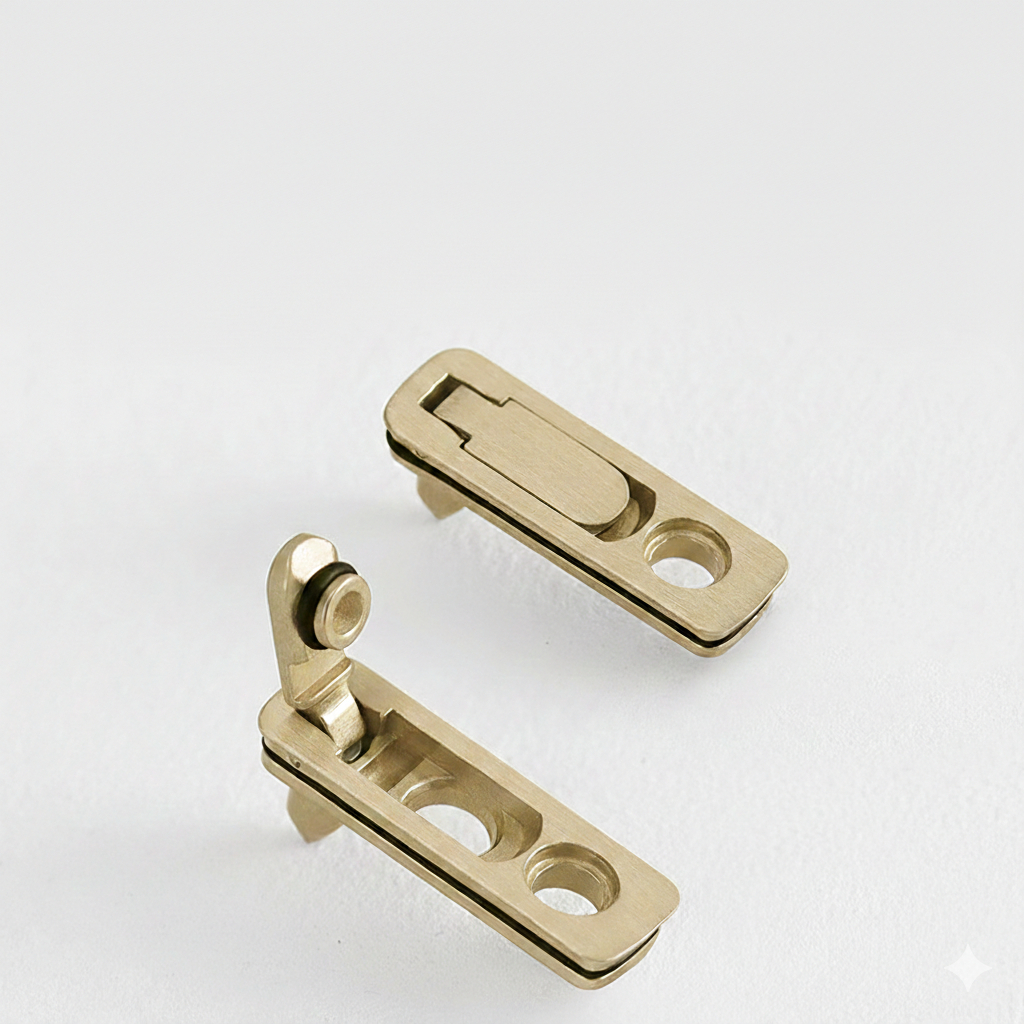 Chặn Kim Loại Zippo Đồng Thau Vàng Xước Bền Chắc – Miếng Chặn Nguyên Liệu Zippo Đời Số Dễ Lắp – Phụ 