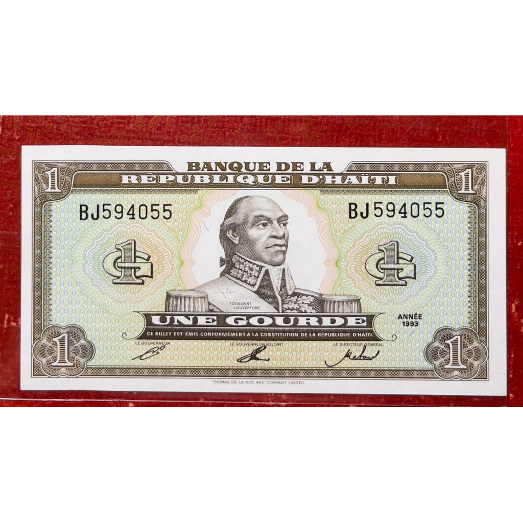 Sưu tầm Châu Mỹ : 1 Haiti 1993 UNC mới