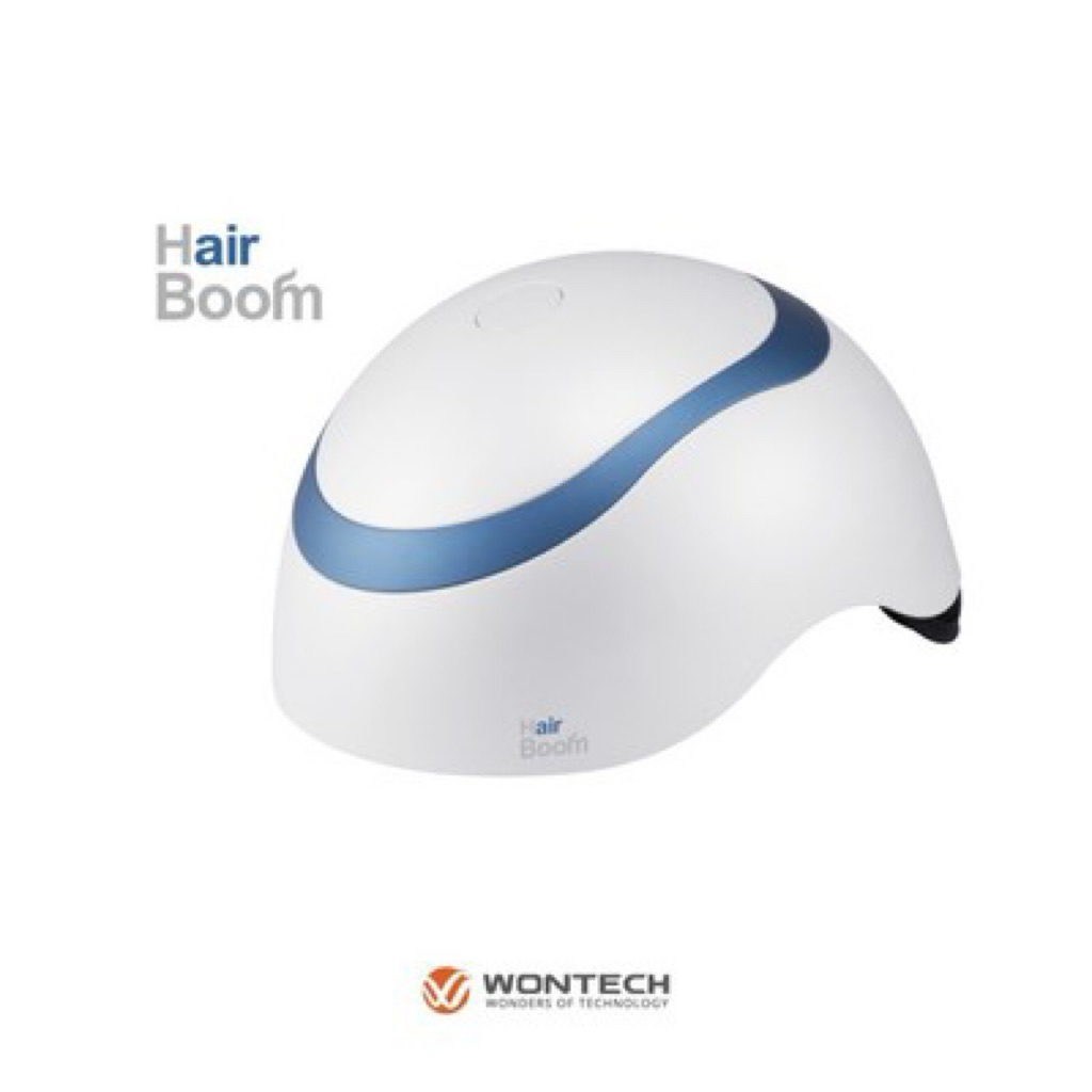 Mũ Laser Hair Boom Air - Công Nghệ Laser Lạnh LLLT & Chip Độc Quyền WONTECH