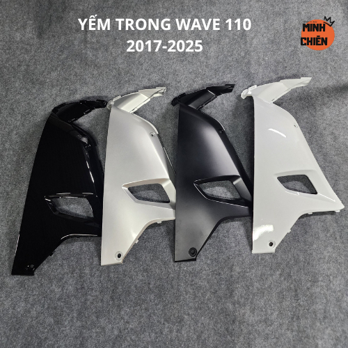 Cánh yếm wave, cánh yếm trong dành cho wave 110 2017-2025 - NHỰA TRẮNG NGUYÊN SINH
