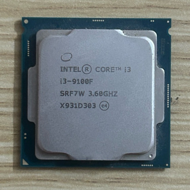 CPU Socket 1151 I3 9100f 6N Hàng bóc máy văn phong chạy  dòng main H310/B360.. tặng keo tản nhiệt