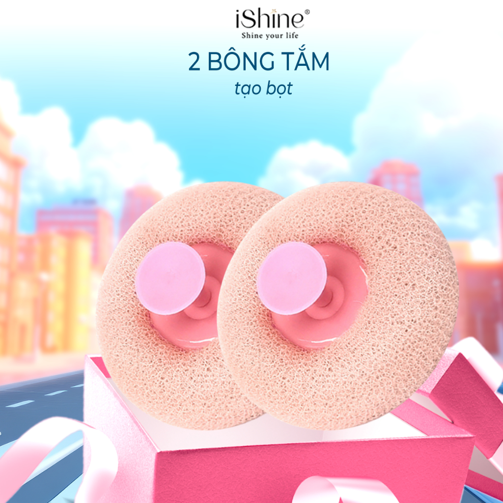 [GIFT] Combo 2 bông tắm