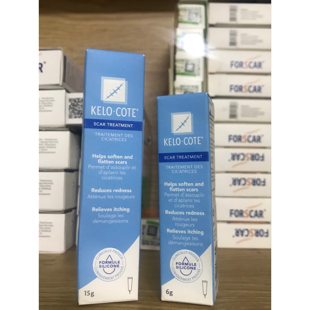 Nhập Khẩu Mỹ Kelo Cote Silicone gel ngăn ngừa sẹo Hàng Chính Hãng