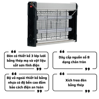 Đèn bắt muỗi Rạng Đông Model: DBM01 5W - DBM02 4W