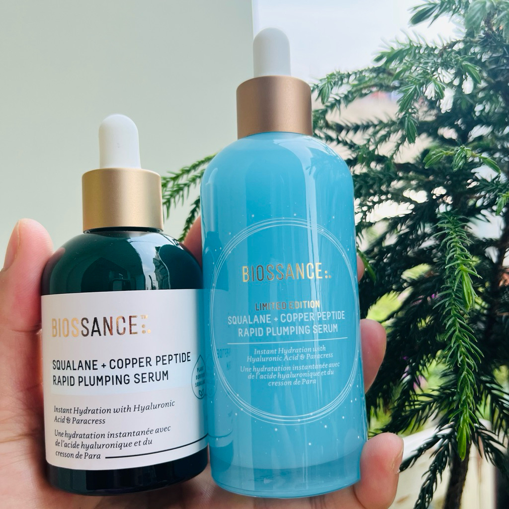 Tinh chất dưỡng da căng bóng Biossance SQUALANE + COPPER PEPTIDE RAPID PLUMPING SERUM