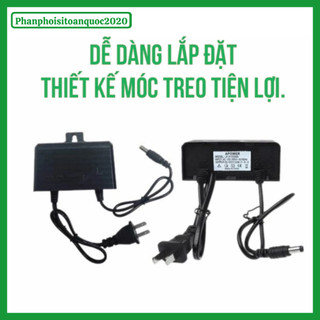 Nguồn Adapter Camera Ngoài Trời APOWER 12V-2A Dạng Thường (Đầu 5.5x2.5mm)