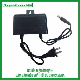 Nguồn Adapter Camera Ngoài Trời APOWER 12V-2A Dạng Thường (Đầu 5.5x2.5mm)