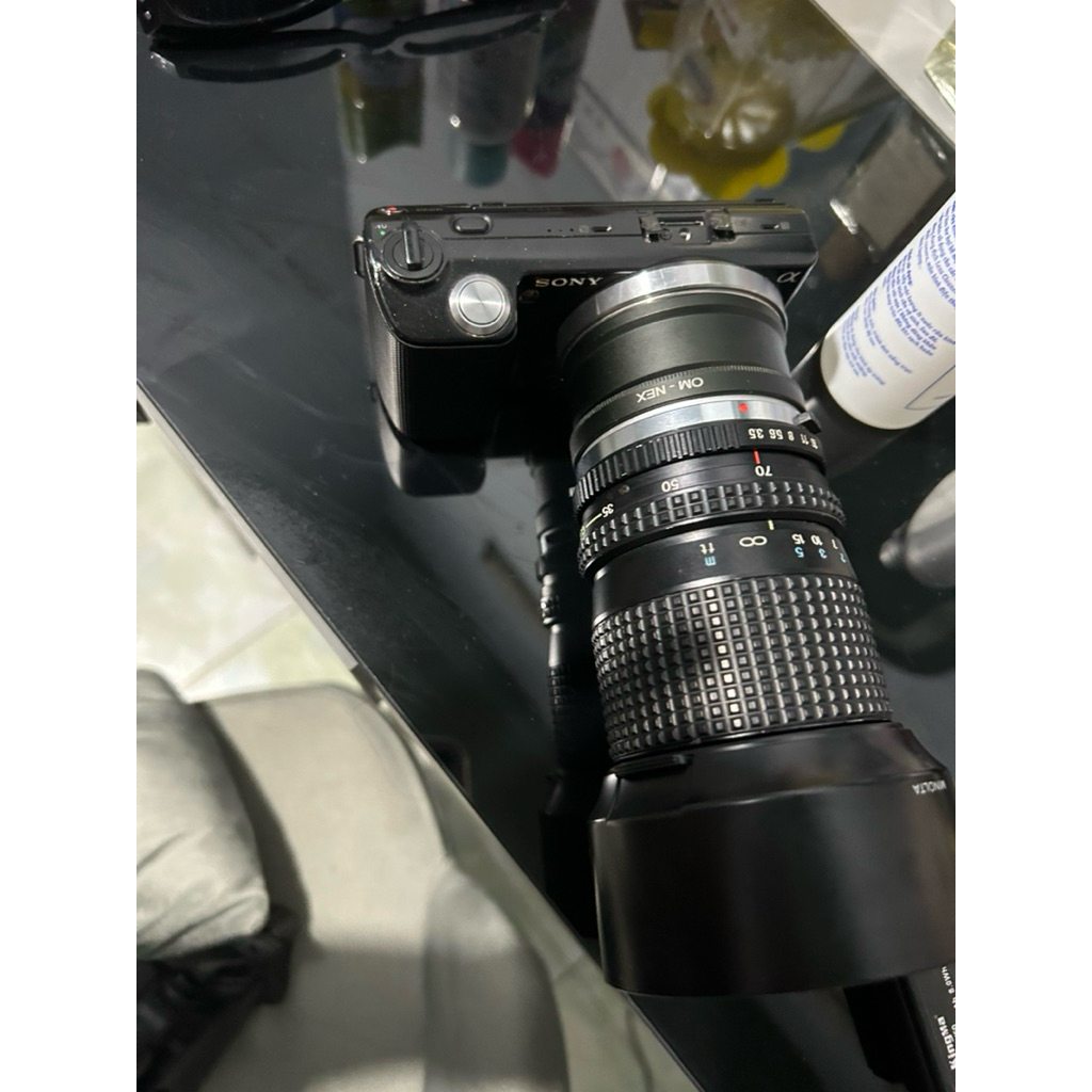 máy ảnh sony nex 5 kèm len 35-70 và phụ kiện