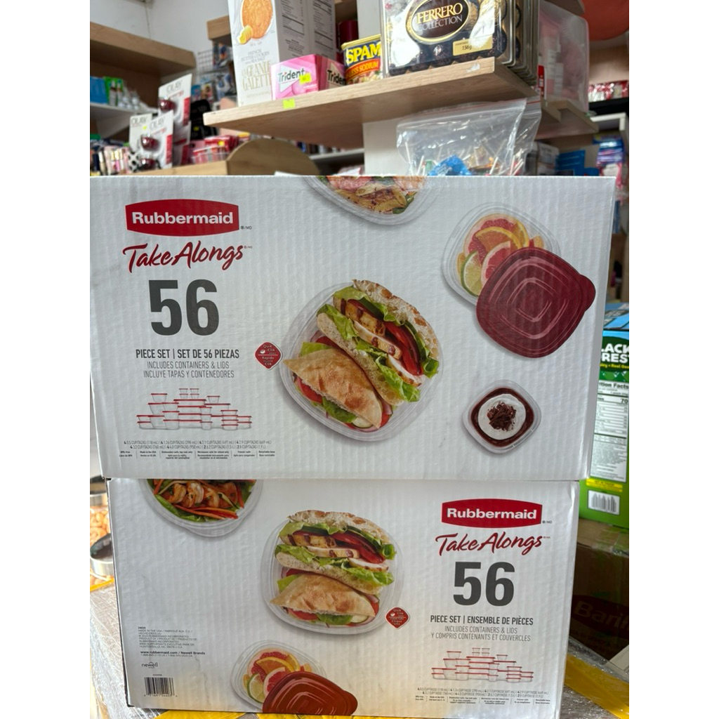SET HỘP ĐỰNG THỰC PHẨM 56 món (28 hộp) RUBBERMAID USA
