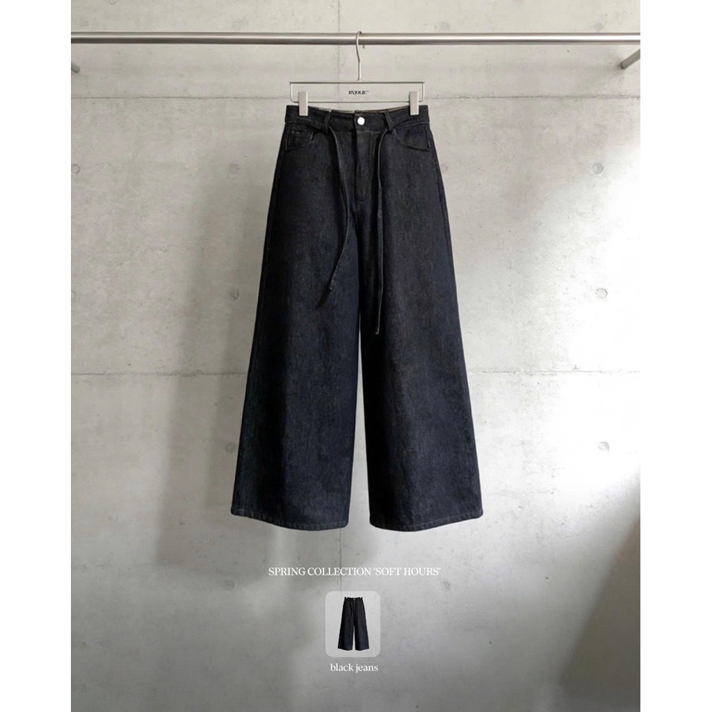 Quần jeans ống rộng nữ Widey Jeans Jeace studio