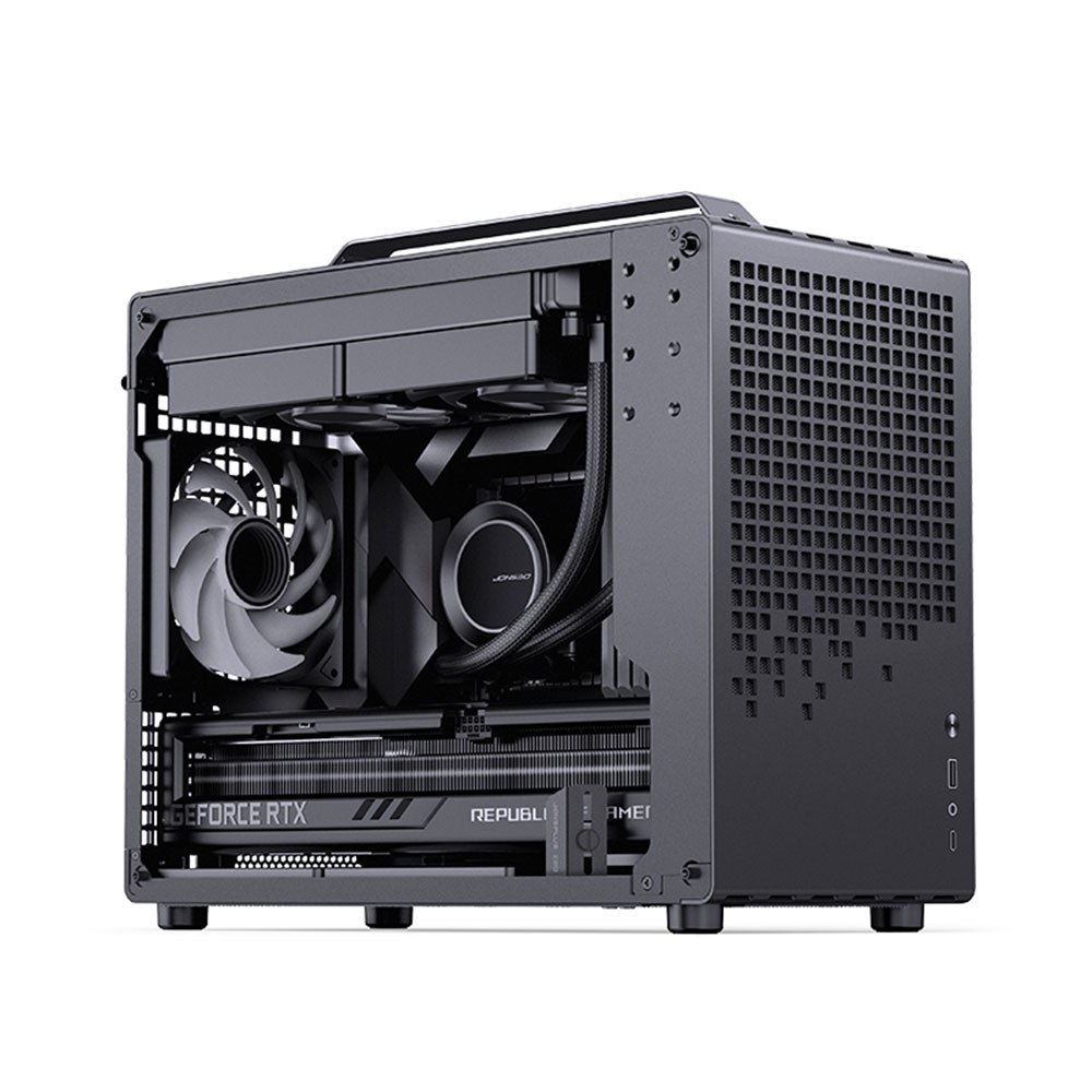 Vỏ Case Jonsbo Z20 BLACK (Mini MATX, Màu Đen) ko fan