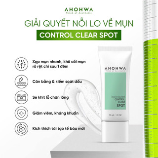 Tinh Chất Chấm Mụn Ahohwa Control Clear Spot 30ml