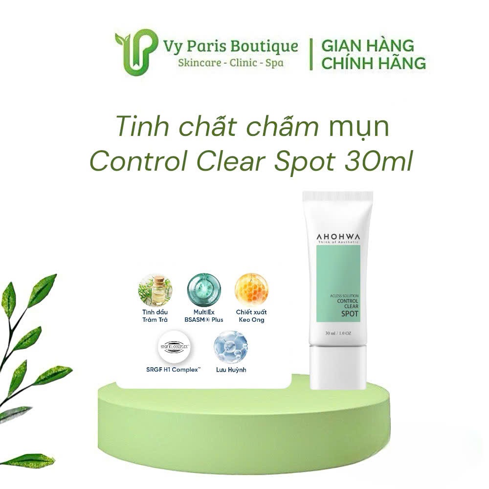 Tinh Chất Chấm Mụn Ahohwa Control Clear Spot 30ml