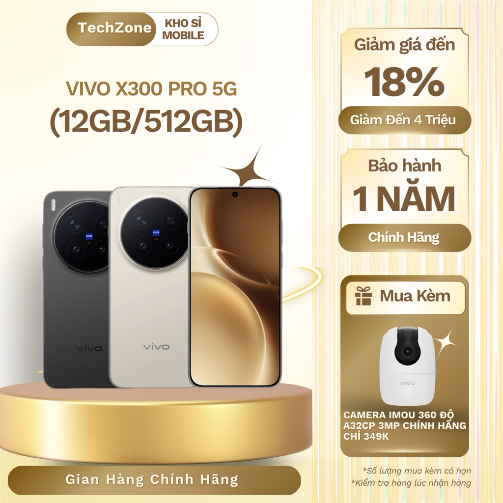 (Bản TTVN) VIVO X300 Pro 5G (16GB/512GB) - Bản Chính Hãng Không Chậm Thông Báo, BH 24T, BHRV 1 Năm | BigBuy360 - bigbuy360.vn
