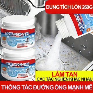 COD Chất thông ống nước, ống tắc không cần lo lắng, đổ một lần là thông thoáng cực kỳ! Một chai 260ml