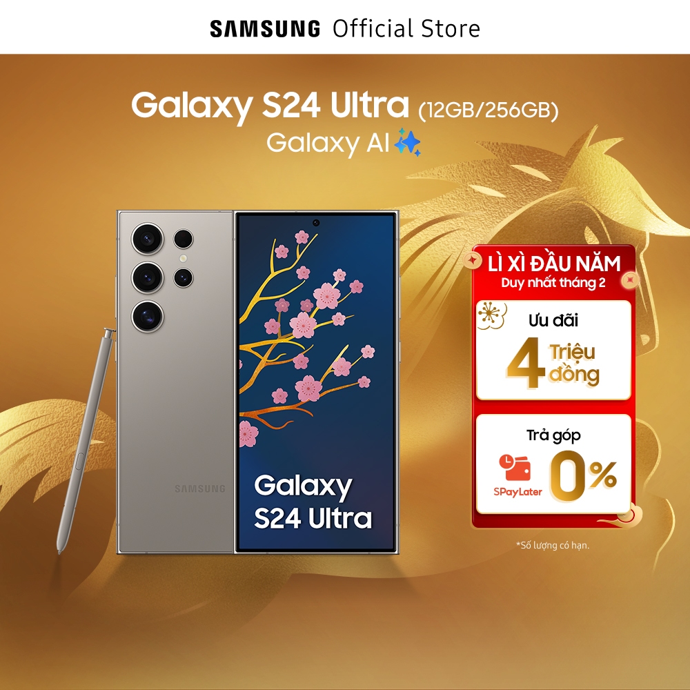 Điện thoại Samsung Galaxy S24 Ultra 12GB/256GB