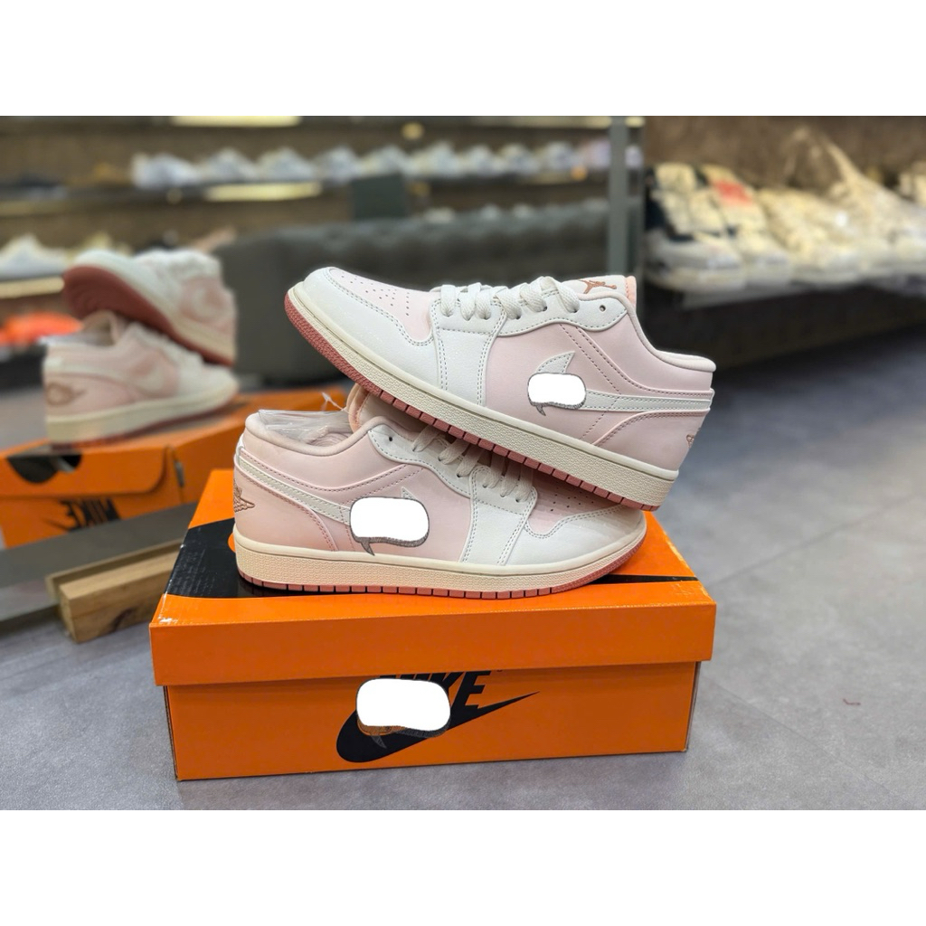 Giày thể thao nữ màu hồng nhạt nữ tính nhẹ nhàng jd hồng