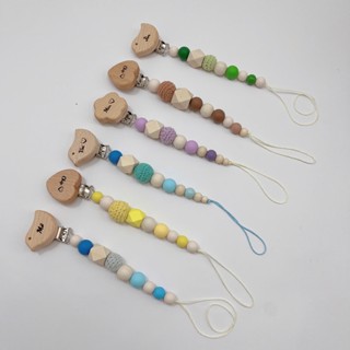 KHẮC TÊN-Dây đeo giúp cố định ti giả chống rơi cho xe đẩy tiện dụng,dây đeo ti giả chống rơi,dây chuyền kẹp ti giả