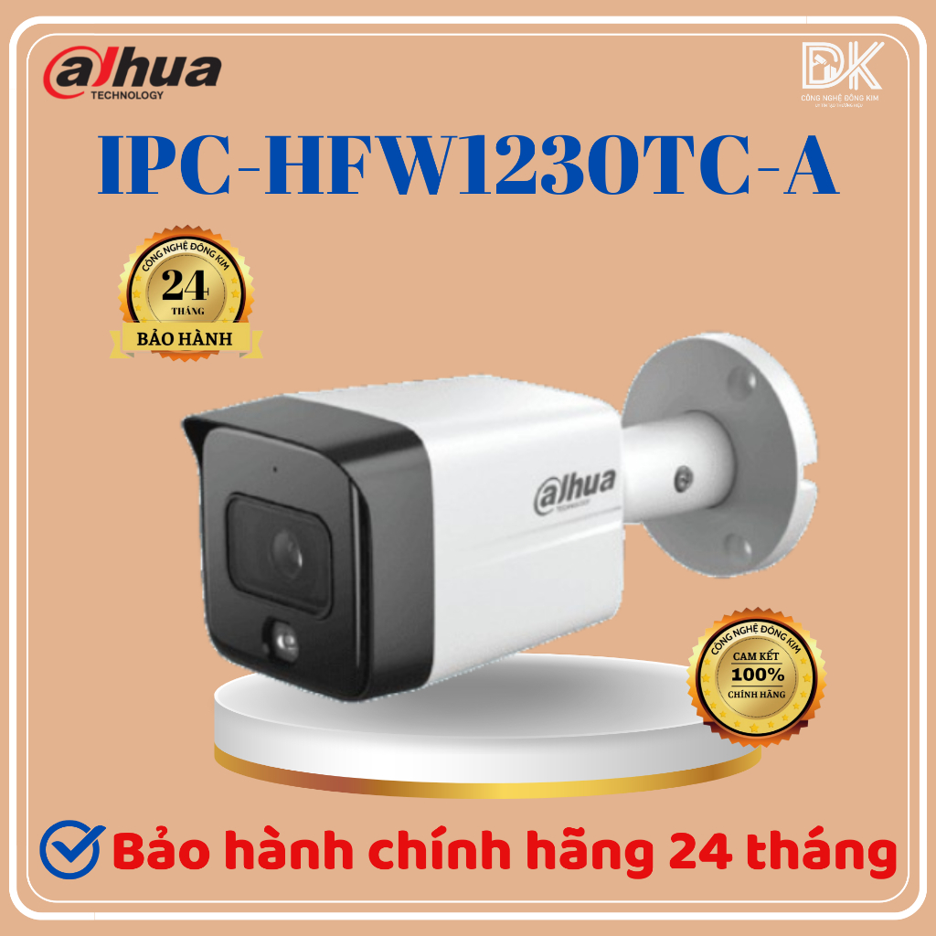 Camera IP Dahua DH-IPC-HFW1230TC-A-VN/ DH-IPC-HFW1230TC1-A, Chính Hãng