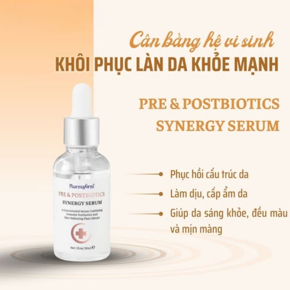Ảnh 18 của Tinh chất Pharmaform Pre and Postbiotics Synergy Serum cân bằng và phục hồi hệ vi sinh vật trên da.