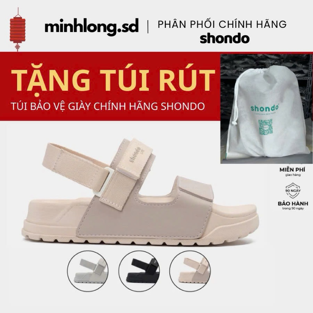 Giày sandal Shondo Platy 4 Lite quai ngang Hồng, Xám, Đen