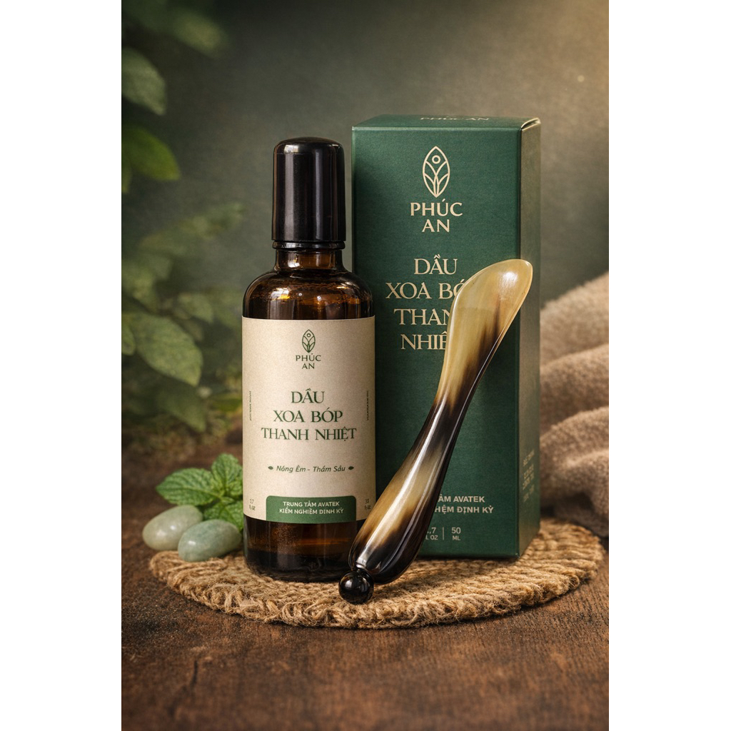 Combo Dầu Lớn  + Cạo Gió Bi