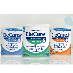 (MẪU MỚI + MẪU CŨ) SỮA CHO BÉ DỊ ỨNG ĐẠM SỮA BÒ ELECARE JUNIOR VANI/KO VỊ 400GR