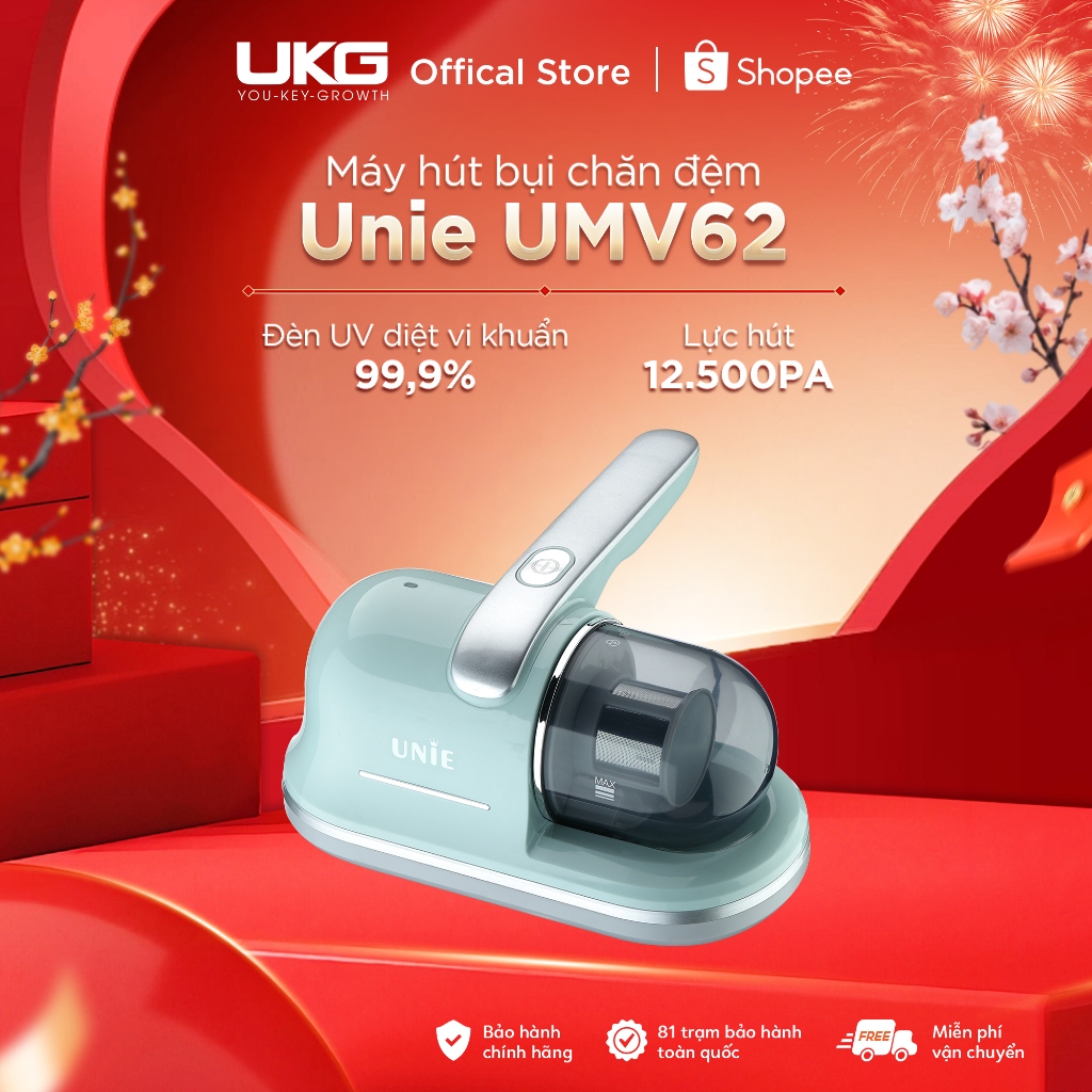 Máy Hút Bụi Chăn Đệm UNIE UMV62 Lực Hút 12500PA