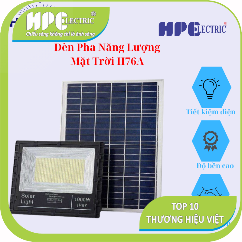 ( BẢO HÀNH 3 NĂM - Đèn Pha Năng Lượng Măt Trời  100w, 200w,300w,500w, 1000w IP68  )