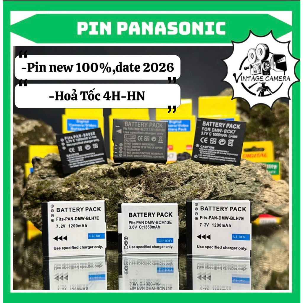 Pin Panasonic CGA-S005/ CGA-S007/ CGA-S008/ DMW-BCF10/ DMW-BLC12/ DMW-BLH7/ DMW-BLE9/BLG10 ( pin tha