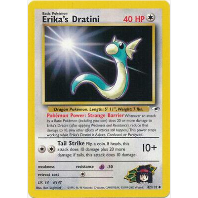 [Thẻ bài Pokemon TCG] Erika's Dratini - 42/132 - Uncommon Unlimited