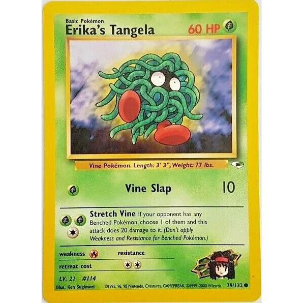 [Thẻ bài Pokemon TCG]  Erika's Tangela - 79/132 - Common Unlimited