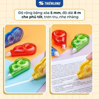 Bút Xóa Kéo An Toàn FlexOffice FO-CT02  nhỏ gọn, dẻo dai, bám dính tốt
