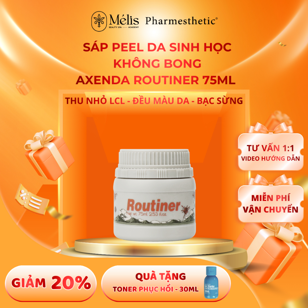 Sáp Peel da Sinh học Axenda Routiner 75ml - Melis Pharmesthetic Hàng Chính Hãng