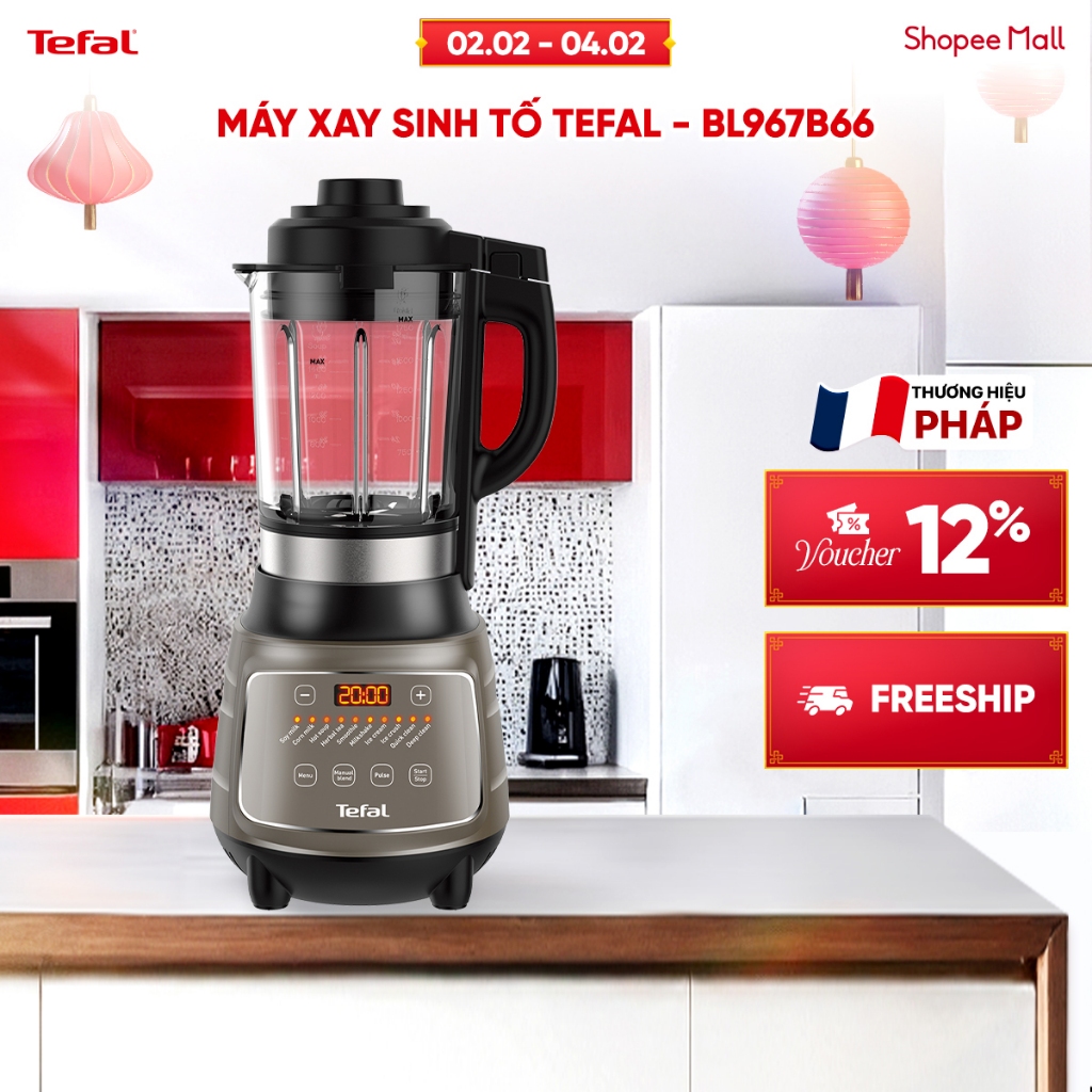 Máy làm sữa hạt, xay nấu đa năng Tefal - BL967B66 1300W