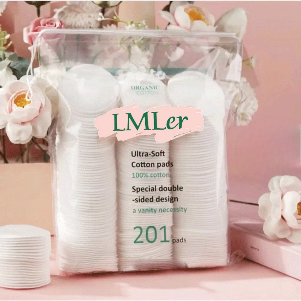 [Top Value] [Chính Hãng 201m] Bông tẩy trang LMer 201 miếng cotton tự nhiên mềm mịn P0642