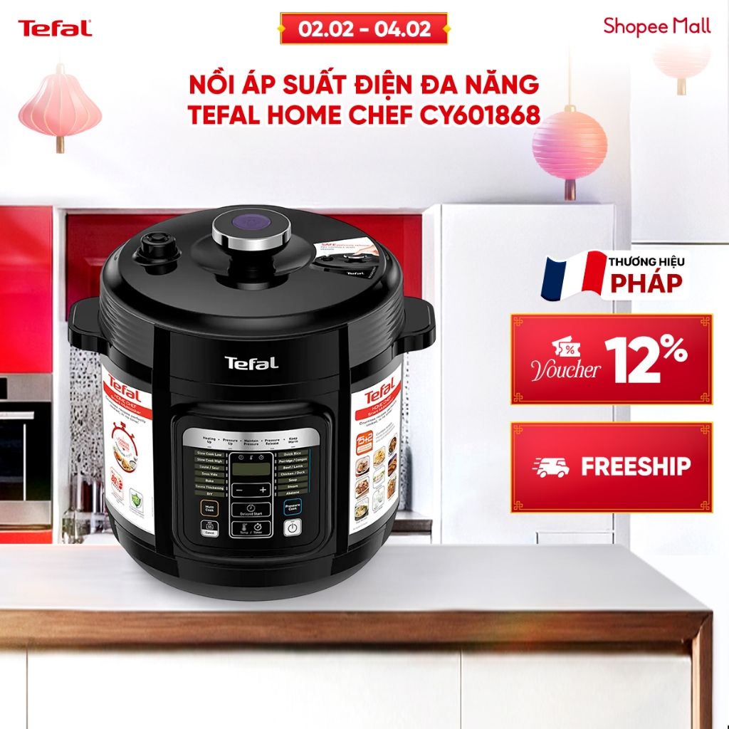 Nồi áp suất điện đa năng Tefal Home Chef CY601868