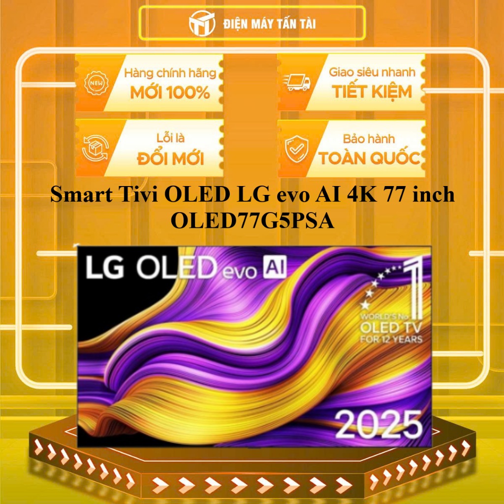 77G5PSA - Smart Tivi OLED LG evo AI 4K 77 inch OLED77G5PSA - GIAO TOÀN QUỐC