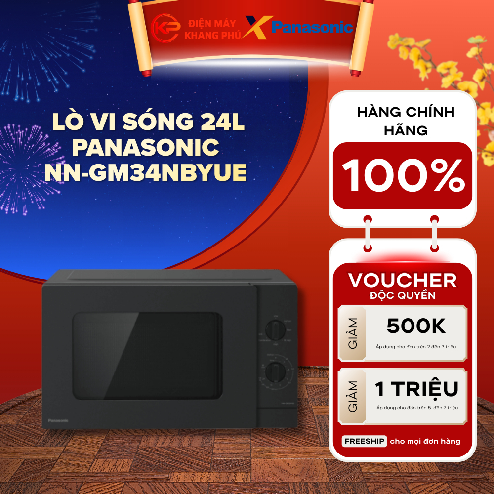 Lò Vi Sóng 24L Panasonic NN-GM34NBYUE